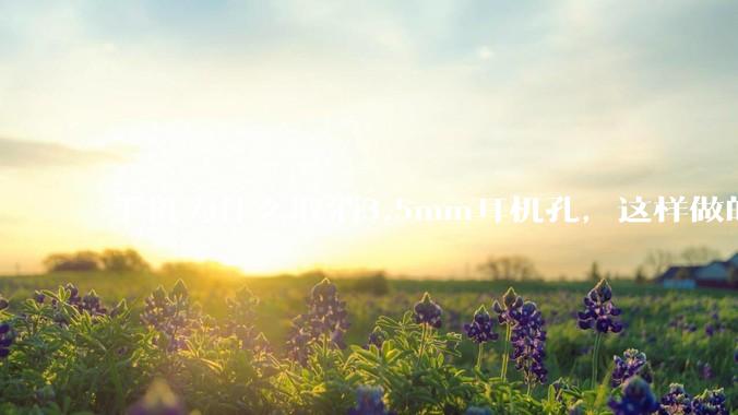 手机为什么取消3.5mm耳机孔，这样做的目的是什么？
